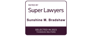 super lawyers - warrior woman law - attorney sunshine bradshaw