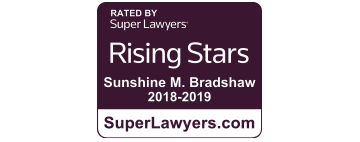 super lawyers rising start trial lawyer college - attorney sunshine bradshaw