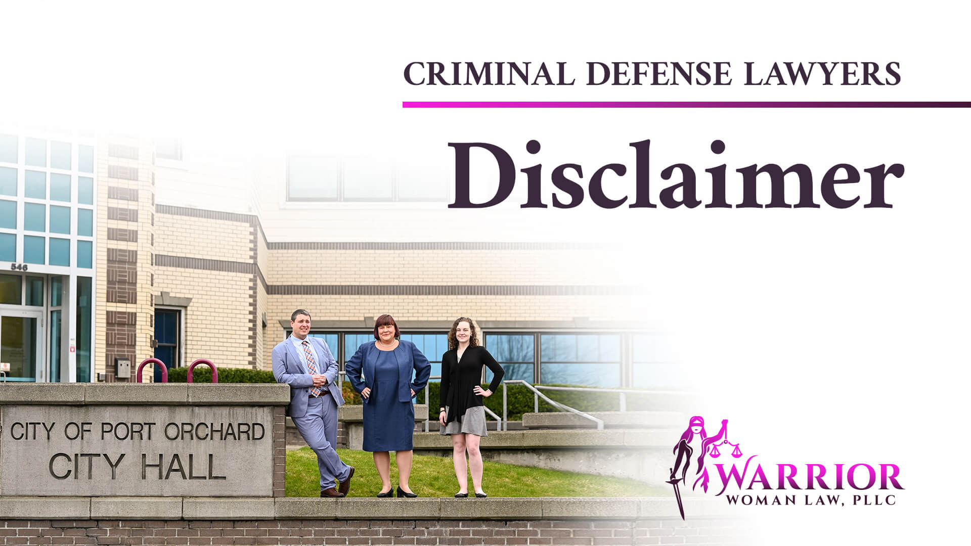 warrior woman criminal defense disclaimer - attorney sunshine bradshaw